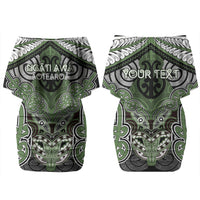 Aotearoa Iwi Ngati Awa Personalised Family Matching Off Shoulder Short Dress and Hawaiian Shirt Maori Kowhaiwhai Pattern