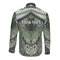 Aotearoa Iwi Ngati Awa Personalised Long Sleeve Button Shirt Maori Kowhaiwhai Pattern