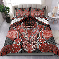 Aotearoa Iwi Rongowhakaata Bedding Set Maori Kowhaiwhai Pattern