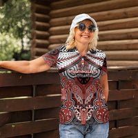 Aotearoa Iwi Rongowhakaata Personalised Women Polo Shirt Maori Kowhaiwhai Pattern