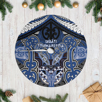 Aotearoa Iwi Ngati Tuwharetoa Tree Skirt Maori Kowhaiwhai Pattern
