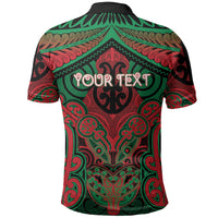 Aotearoa Iwi Ngati Hine Personalised Polo Shirt Maori Kowhaiwhai Pattern