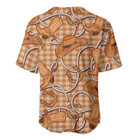 Brown Hawaii Palaka Cowboy Baseball Jersey Hawaiian Paniolo Festival Spirit LT19 - Polynesian Pride
