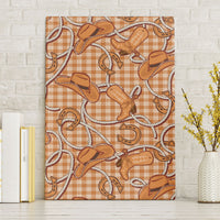 Brown Hawaii Palaka Cowboy Canvas Wall Art Hawaiian Paniolo Festival Spirit LT19 Without Frame Brown - Polynesian Pride