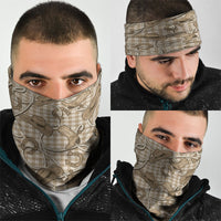 Beige Hawaii Palaka Cowboy Neck Gaiter Hawaiian Paniolo Festival Spirit LT19 - Polynesian Pride