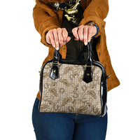 Beige Hawaii Palaka Cowboy Shoulder Handbag Hawaiian Paniolo Festival Spirit LT19 One Size Beige - Polynesian Pride