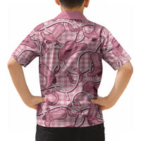 Pink Hawaii Palaka Cowboy Kid Hawaiian Shirt Hawaiian Paniolo Festival Spirit LT19 - Polynesian Pride
