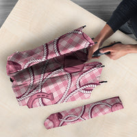 Pink Hawaii Palaka Cowboy Umbrella Hawaiian Paniolo Festival Spirit LT19 - Polynesian Pride