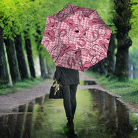 Pink Hawaii Palaka Cowboy Umbrella Hawaiian Paniolo Festival Spirit LT19 - Polynesian Pride