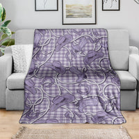 Purple Hawaii Palaka Cowboy Blanket Hawaiian Paniolo Festival Spirit LT19 - Polynesian Pride