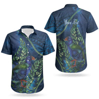 New Zealand Takahe Personalised Couples Matching Tank Maxi Dress and Hawaiian Shirt Silver Fern Galaxy Polynesian Pattern LT22 - Polynesian Pride