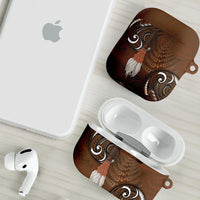 New Zealand Taiaha AirPods Case Maori Weapon Silver Fern Maori Pattern