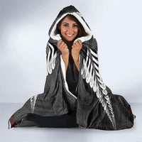 New Zealand Weka Personalised Hooded Blanket Aotearoa Hen Silver Fern Maori Pattern LT22 - Polynesian Pride