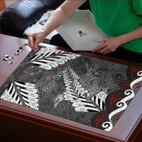 New Zealand Weka Personalised Puzzle Aotearoa Hen Silver Fern Maori Pattern LT22 - Polynesian Pride