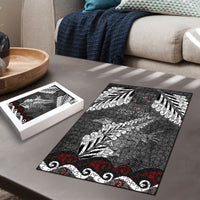 New Zealand Weka Personalised Puzzle Aotearoa Hen Silver Fern Maori Pattern LT22 - Polynesian Pride