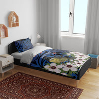 Tomtit New Zealand Personalised Bedding Set Miromiro Manuka Flower Maori Pattern LT22 - Polynesian Pride