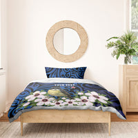 Tomtit New Zealand Personalised Bedding Set Miromiro Manuka Flower Maori Pattern LT22 - Polynesian Pride
