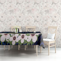 Tomtit New Zealand Personalised Tablecloth Miromiro Manuka Flower Maori Pattern LT22 - Polynesian Pride
