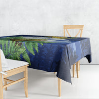Kakapo New Zealand Personalised Tablecloth Kowhai Flower Silver Fern Maori Pattern LT22 - Polynesian Pride