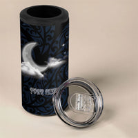 New Zealand Kakapo Matariki Personalised 4 in 1 Can Cooler Tumbler Pohutukawa Flower Galaxy Maori Pattern