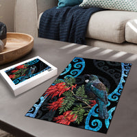 Tui Bird Kakabeak New Zealand Puzzle Clianthus Galaxy Maori Koru Pattern LT22 - Polynesian Pride