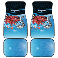 Personalised Snapper Fishing New Zealand Car Mats Tamure Fish Hook Maori Pattern LT22 - Polynesian Pride