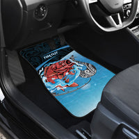 Personalised Snapper Fishing New Zealand Car Mats Tamure Fish Hook Maori Pattern LT22 - Polynesian Pride