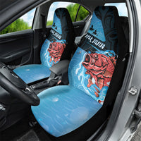 Snapper Fishing New Zealand Car Seat Cover Tamure Fish Hook Maori Pattern LT22 - Polynesian Pride