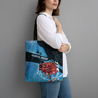 Snapper Fishing New Zealand Tote Bag Tamure Fish Hook Maori Pattern LT22 - Polynesian Pride