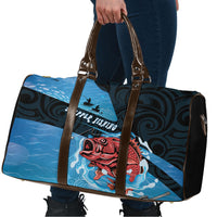 Snapper Fishing New Zealand Travel Bag Tamure Fish Hook Maori Pattern LT22 - Polynesian Pride