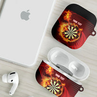 Personalised Darts New Zealand AirPods Case Silver Fern Red Color LT22 - Polynesian Pride