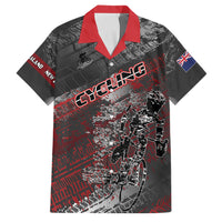 Personalised Cycling New Zealand Family Matching Puletasi and Hawaiian Shirt Aotearoa Pride Sportswear