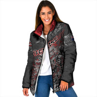 Personalised Cycling New Zealand Padded Jacket Aotearoa Pride Sportswear LT22 Women Red - Polynesian Pride