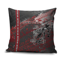 Personalised Cycling New Zealand Pillow Cover Aotearoa Pride Sportswear LT22 Red - Polynesian Pride