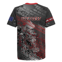 Personalised Cycling New Zealand Rugby Jersey Aotearoa Pride Sportswear LT22 - Polynesian Pride