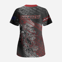 Personalised Cycling New Zealand Scrub Top Aotearoa Pride Sportswear LT22 - Polynesian Pride