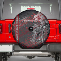 Personalised Cycling New Zealand Spare Tire Cover Aotearoa Pride Sportswear LT22 - Polynesian Pride