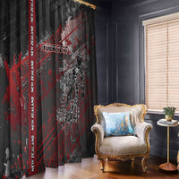 Personalised Cycling New Zealand Window Curtain Aotearoa Pride Sportswear LT22 - Polynesian Pride