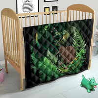 Kiwi New Zealand Personalised Quilt Aotearoa Map Silver Fern Koru Pattern LT22 - Polynesian Pride