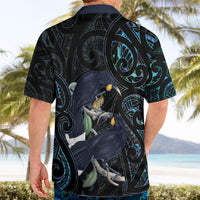 New Zealand Huia Bird Hawaiian Shirt Paua Shell Maori Pattern LT22 - Polynesian Pride