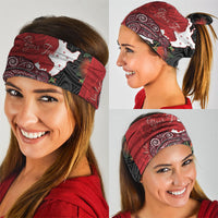 Kiwi New Zealand Personalised Neck Gaiter NZ Map Pohutukawa Fern Maori Pattern LT22 - Polynesian Pride