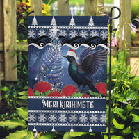 New Zealand Tui Bird Christmas Garden Flag Pohutukawa Xmas Tree Meri Kirihimete