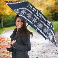 New Zealand Tui Bird Christmas Umbrella Pohutukawa Xmas Tree Meri Kirihimete