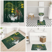 Kea Bird Kowhai New Zealand Bathroom Set Mountain Landscape Maori Art LT22 - Polynesian Pride