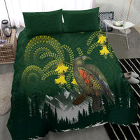 Kea Bird Kowhai New Zealand Bedding Set Mountain Landscape Maori Art LT22 - Polynesian Pride