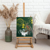 Kea Bird Kowhai New Zealand Canvas Wall Art Mountain Landscape Maori Art LT22 - Polynesian Pride