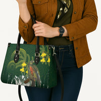 Kea Bird Kowhai New Zealand Leather Bag Mountain Landscape Maori Art LT22 - Polynesian Pride