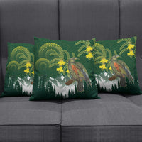 Kea Bird Kowhai New Zealand Pillow Cover Mountain Landscape Maori Art LT22 - Polynesian Pride
