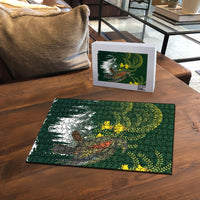 Kea Bird Kowhai New Zealand Puzzle Mountain Landscape Maori Art LT22 - Polynesian Pride