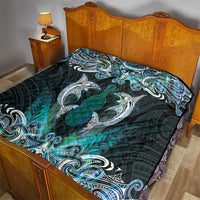 New Zealand Kotiate Weapon Quilt Aotearoa Mango Paua Shell Maori Pattern